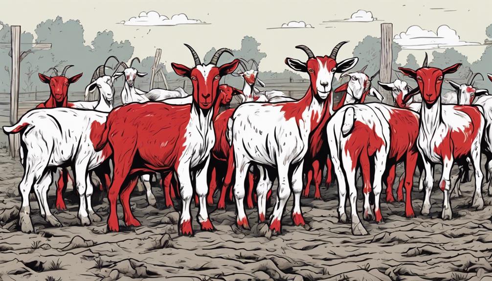 preventing mud scald in goats