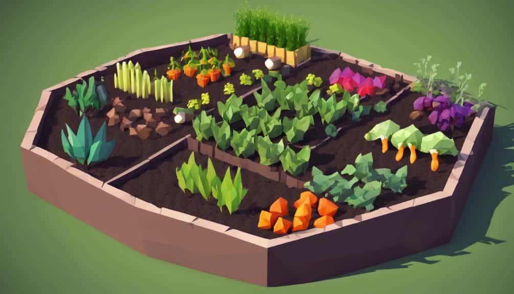 gardening in raised beds