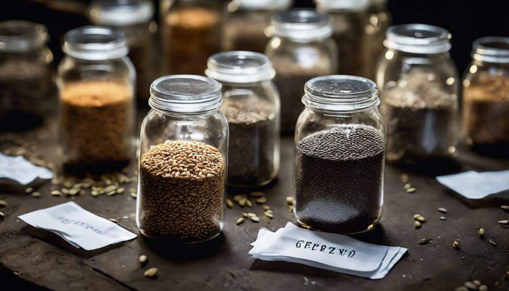 storing seeds for planting